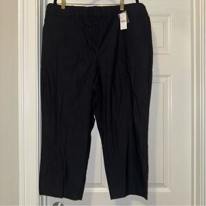 Lane Bryant Black Capris Versatile Straight Leg